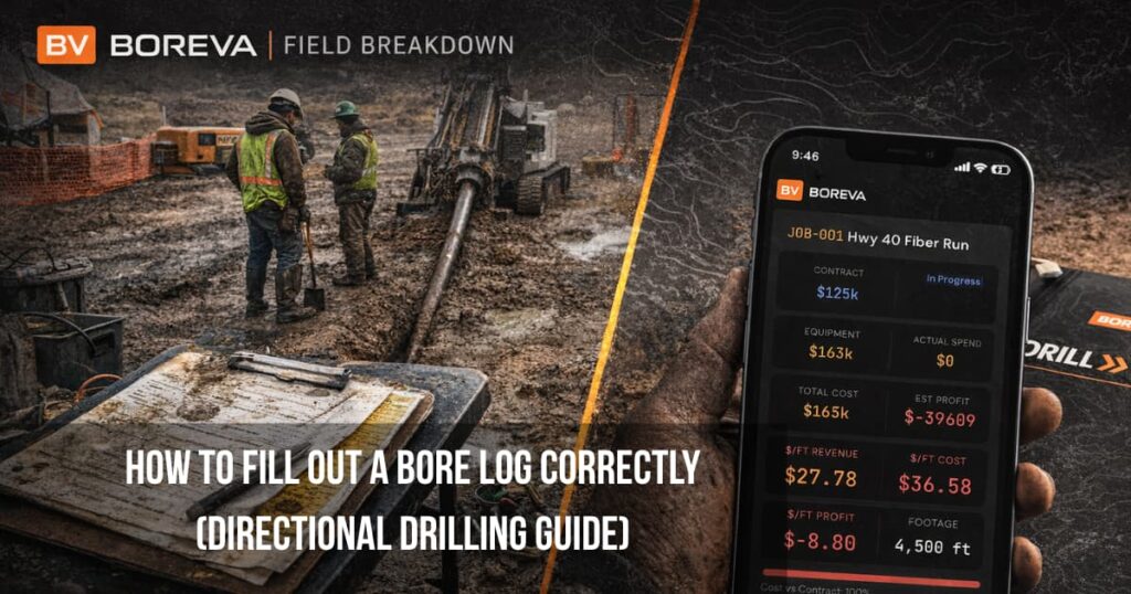 How to Fill Out a Bore Log